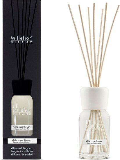 Millefiori Milano Geurstokjes 100 ml - White Paper Flowers