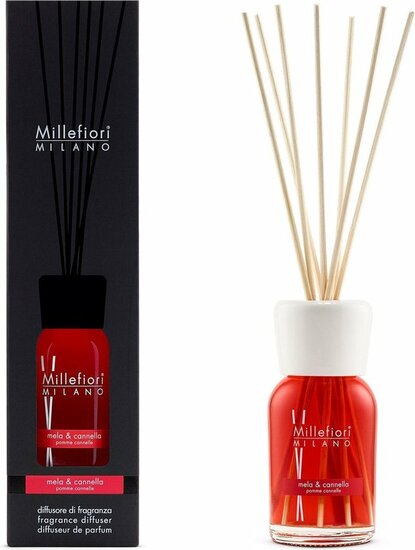 Millefiori Milano Geurstokjes 100 ml - Mela &amp; Cannella