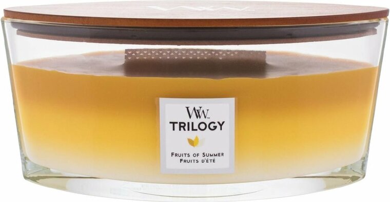 WoodWick Heartwick Flame Ellipse Trilogy Geurkaars - Fruits of Summer