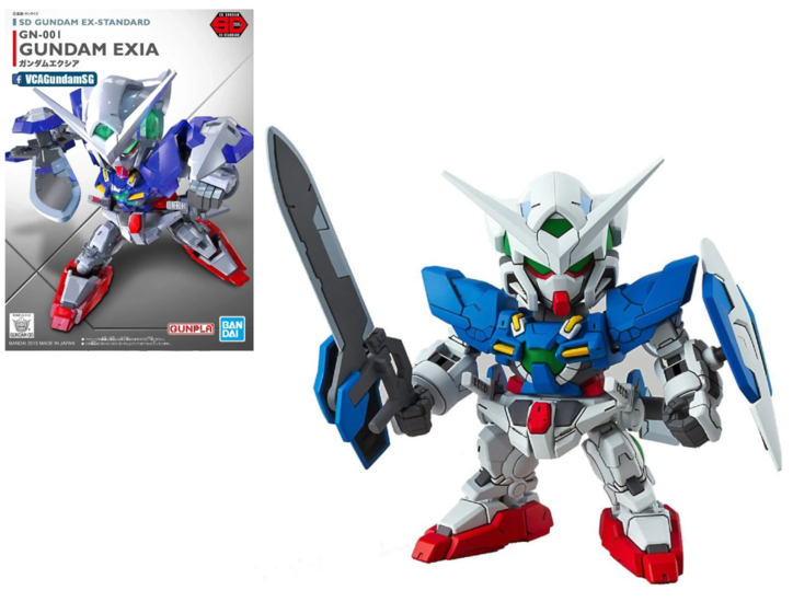 GUNDAM - SD Gundam Ex-Standard 003 Gundam Exia - Model Kit 8cm