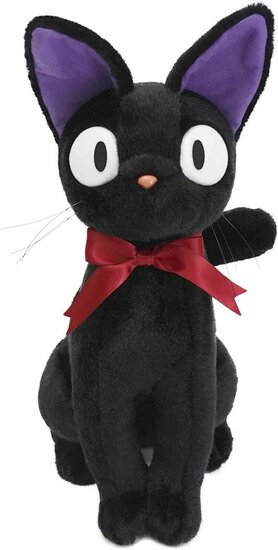 KIKI&#039;S DELIVERY SERVICE -Lying Down Jiji - Nakayoshi Plush 20x10x46cm