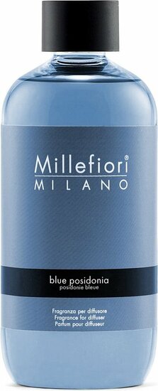 Millefiori Milano Navulling voor Geurstokjes 250 ml - Blue Posidonia