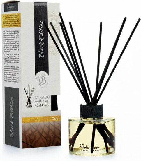 Boles d&#039;olor Black Edition geurstokjes - 125 ml - Oud
