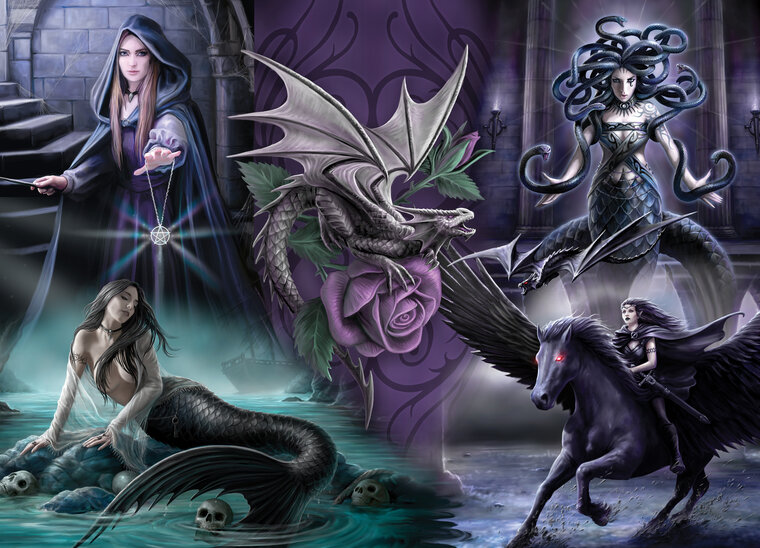 Anne Stokes - Gothic Dreams Puzzel 1000 Stukjes