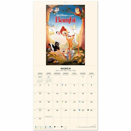 DISNEY - Classics - Wall Calendar 2025