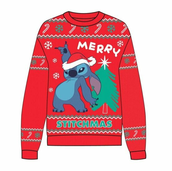 STITCH-MAS - Merry - Christmas Jumper (2XL)
