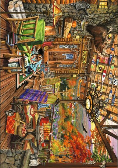 Adirondack Porch - Puzzel - 2000 Stukjes