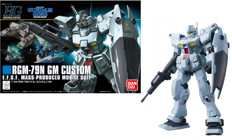 GUNDAM - HGUC 1/144 GM Custom - Model Kit