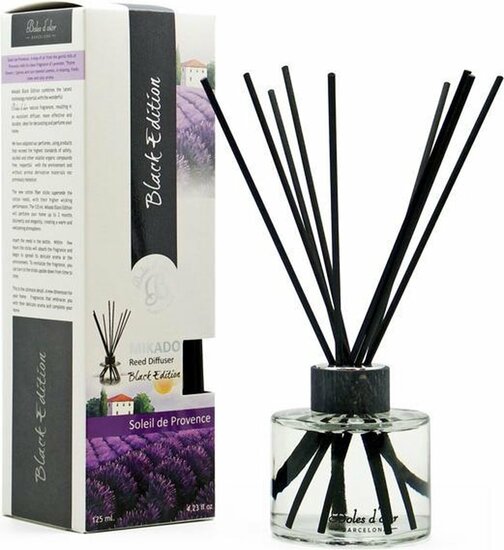 Boles d&#039;olor Black Edition geurstokjes - Soleil de Provence