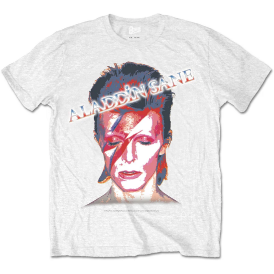 DAVID BOWIE - T-Shirt - Aladdin Sane (S)