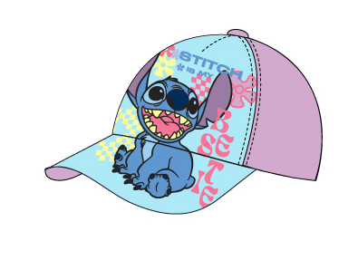 LILO &amp; STITCH - Stitch is my bestie - Kids Purple Cap 54cm
