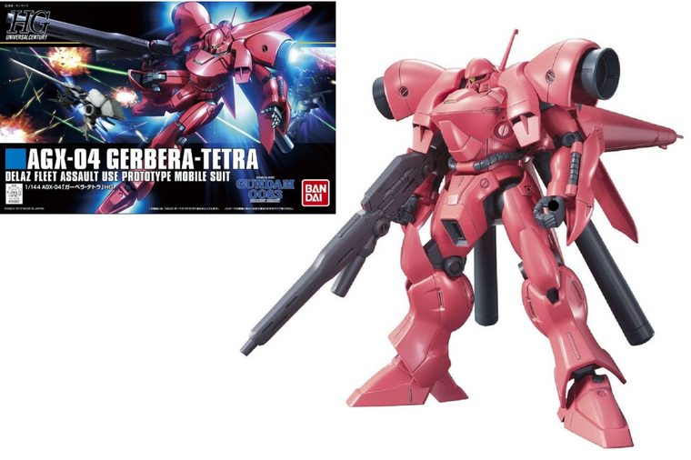 GUNDAM - Model Kit - HG 1/144 - AGX-04 Gerbera-Tetra - 13CM