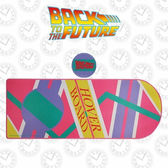 Back to the Future Onderzetter &amp; XXL Muismat