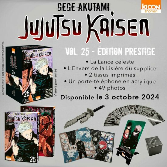 JUJUTSU KAISEN - Tome 25 - EDITION PRESTIGE