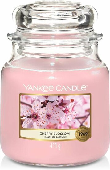 Yankee Candle Medium Jar Geurkaars - Cherry Blossom