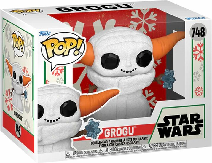 MANDALORIAN HOLIDAY - POP Star Wars N&deg; 748 - Grogu (Snowman)