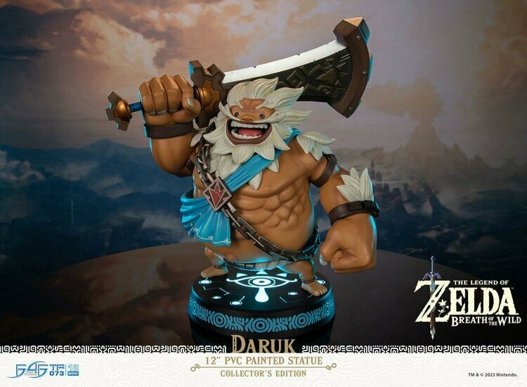 ZELDA BREATH ON THE WILD - Daruk - Statue Collector&#039;s Edition 29cm