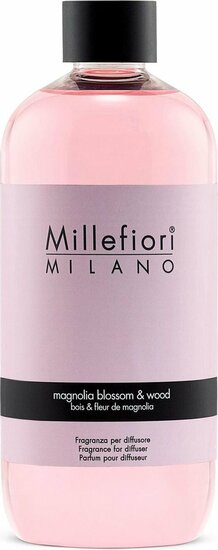 Millefiori Milano Navulling voor Geurstokjes 500 ml - Magnolia Blossom &amp; Wood