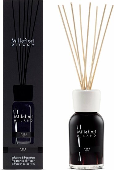 Millefiori Milano Geurstokjes 250 ml - Nero