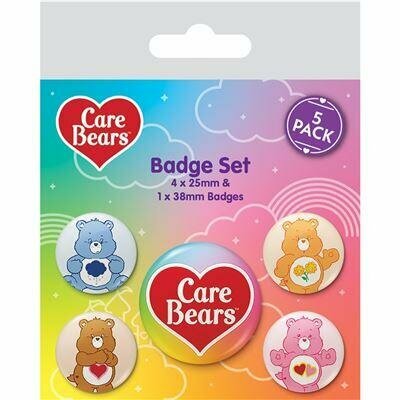 CARE BEARS - Character Collection - Pack 5 Badges