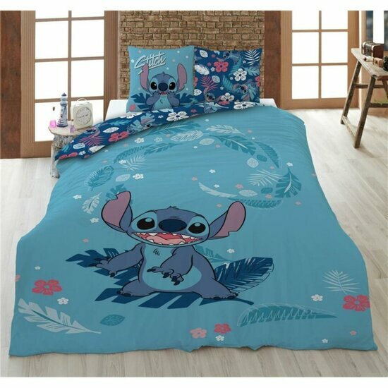 LILO &amp; STITCH - Duvet Cover 240x220cm + 2 65x65cm - Stitch