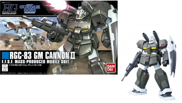 GUNDAM - HGUC 1/144 GM Cannon II - Model Kit