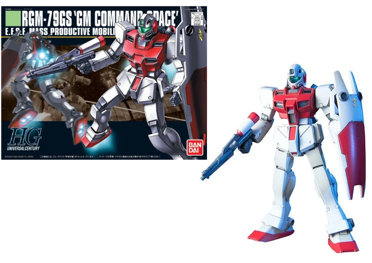 GUNDAM - 1/144 HGUC GM Command Space - Model Kit 13cm