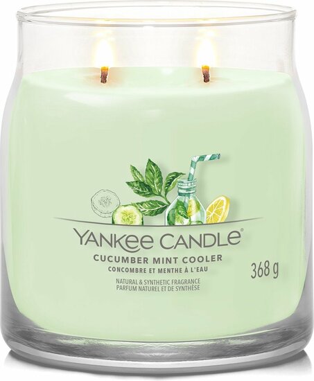 Yankee Candle - Cucumber Mint Cooler Signature Medium Jar