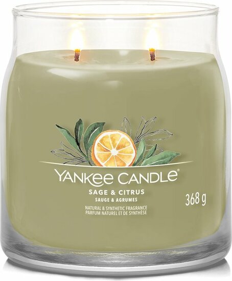 Yankee Candle - Sage &amp; Citrus Signature Medium Jar