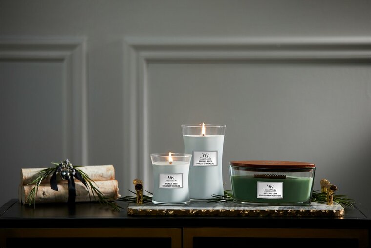 WoodWick - Magnolia Birch Medium Candle