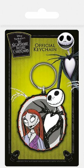NBX - Rubber Keychain - Jack &amp; Sally