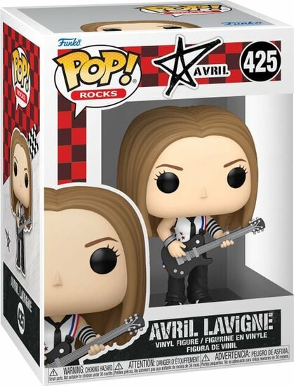 Avril Lavigne Vinyl Figur 425 Funko Pop! meerkleurig