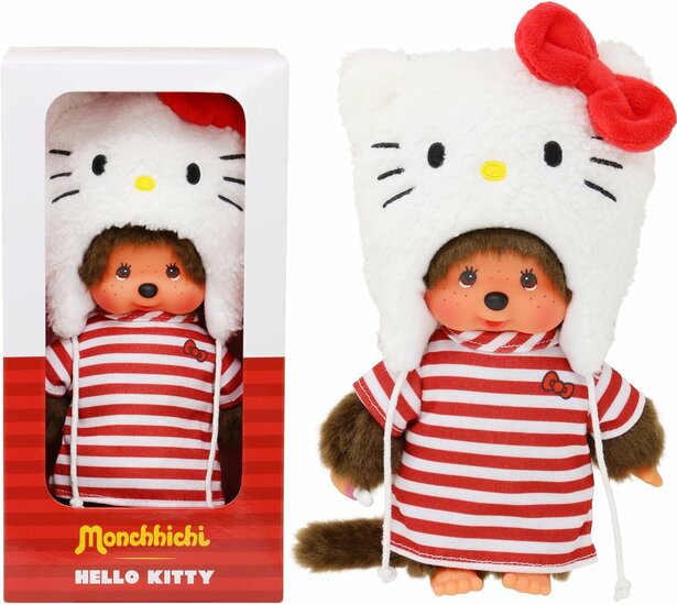 MONCHHICHI - Hello Kitty - Plush 20cm