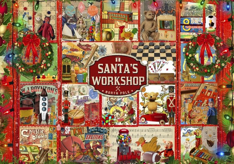 Santas Workshop  Puzzel 2000 Stukjes