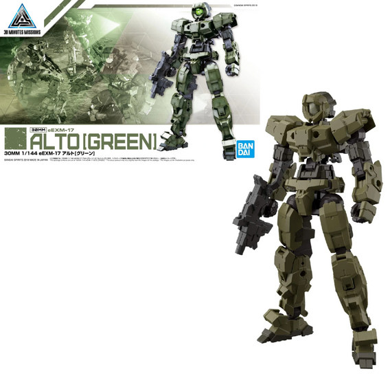 GUNDAM - 30MM 1/144 eEXM-17 Alto Green - Model Kit
