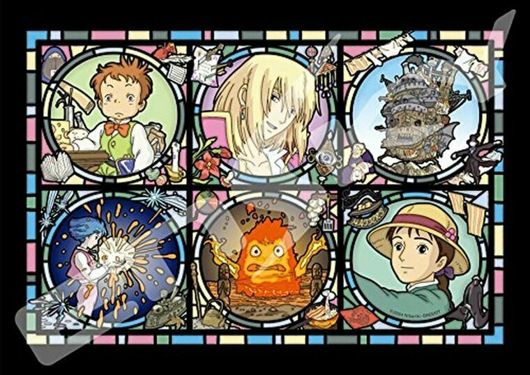 GHIBLI - Howl&#039;s Moving Castle - Crystal Jigsaw Puzzle 18x25cm