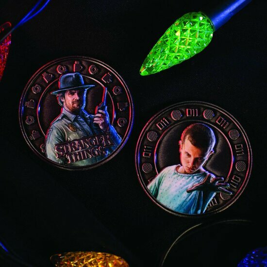 STRANGER THINGS - Eleven &amp; Jim - Limited Edition Coin