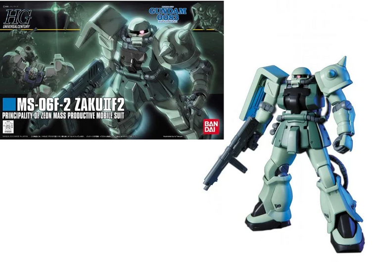 GUNDAM - HGUC 1/144 MS-06F-2 Zaku IIF2 Zeon M.P.M.S - Model Kit