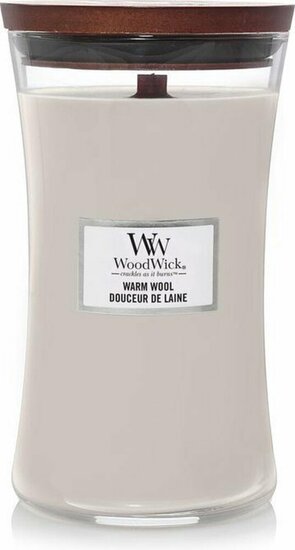 WoodWick Geurkaars Large - Warm Wool