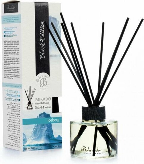 Boles d&#039;olor Black Edition geurstokjes - 125 ml - Iceberg