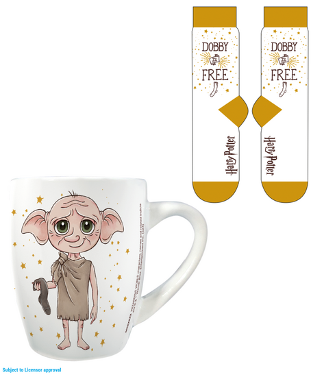 HARRY POTTER - Dobby - Mug 315ml and Female Socks 36-41
