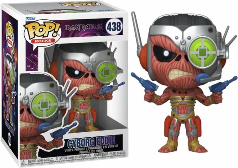 Iron Maiden Cyborg Eddie Rocks! (Somewhere in Time) Vinyl Figur 438 Funko Pop! meerkleurig