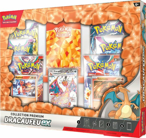 Pok&eacute;mon JCC - Collection Premium Dracaufeu-ex - FRANSTALIG