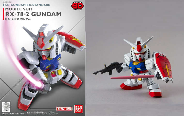 GUNDAM - SD Gundam Ex-Standard RX-78-2 Gundam - Model Kit