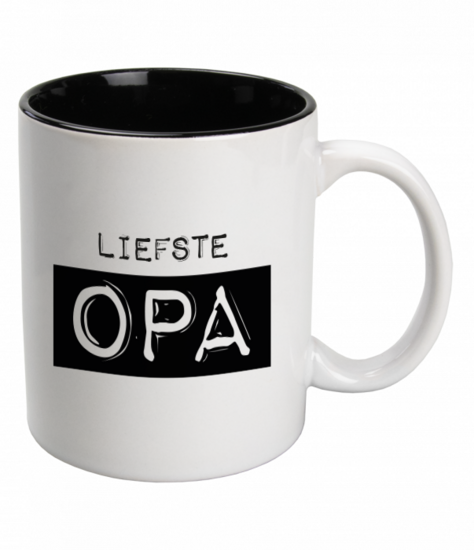 Black &amp; White Mug - Opa