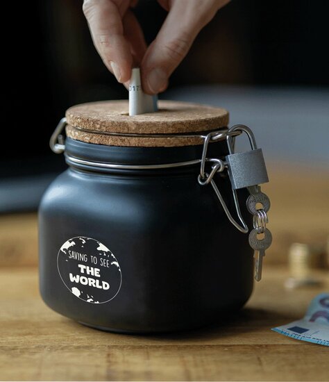 Luxe Spaarpot - Saving to see the world