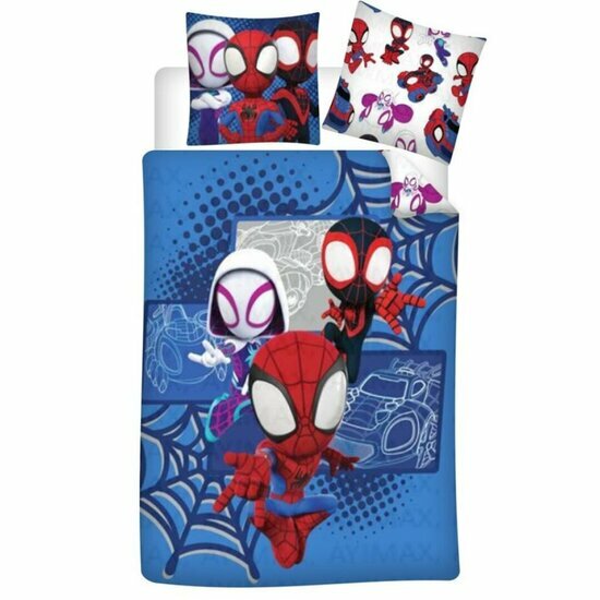 MARVEL - Duvet Cover 140x200cm - Trio Kids &#039;100% PolyCoton&#039;