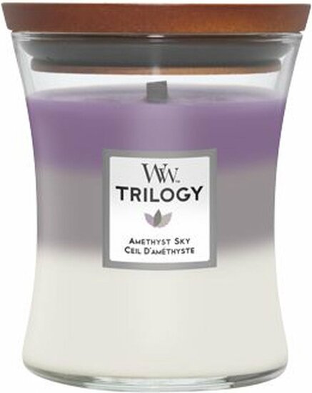 WoodWick Trilogy Hourglass Medium - Amethyst Sky