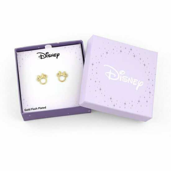 MINNIE - 1 Pair of Gold Studs Earrings