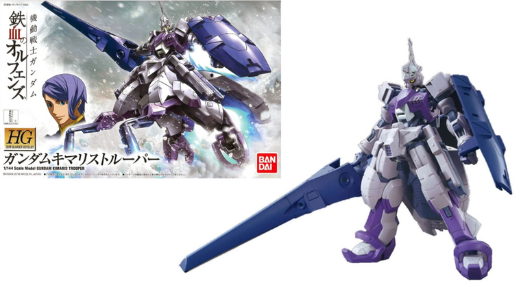 GUNDAM - IBO HG 1/144 Gundam Kimaris Trooper - Model Kit - 13cm
